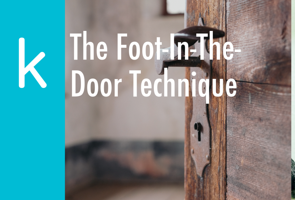 foot in the door experiment